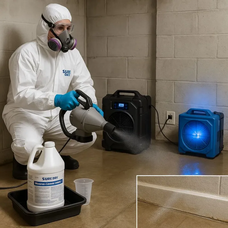 Sanitization and Odor Removal process in Roselle Park, NJ